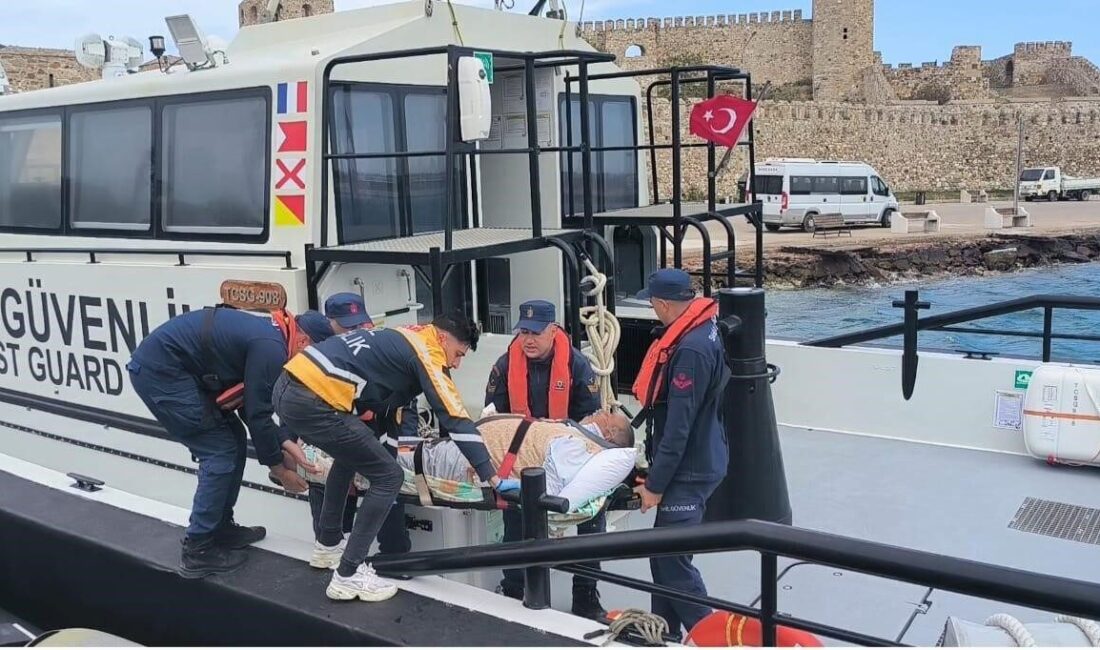Çanakkale’nin Kuzey Ege Denizi’ndeki Bozcaada ilçesinde solunum yetmezliği çeken 78