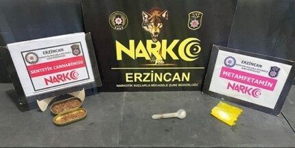 Erzincan’da polis ekiplerince uyuşturucu operasyonu düzenlendi. 7 kişinin yakalandığı operasyonda