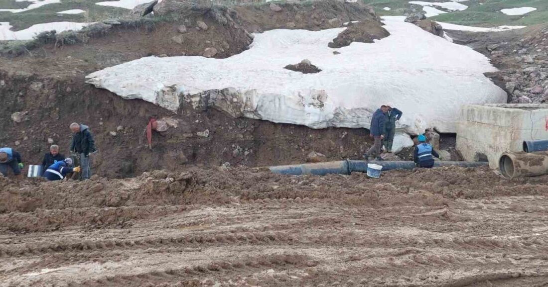 Hakkari’de 3 bin 500 rakımda bulunan ve şehrin içme suyu