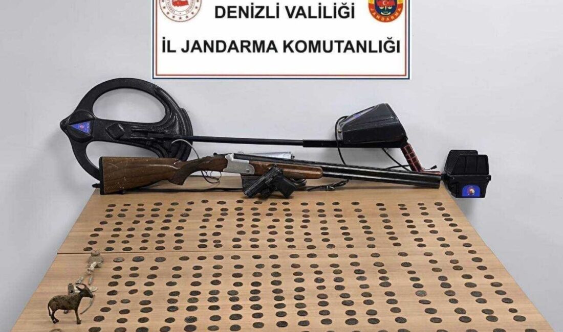 Denizli’de kültür ve tabiat varlığı kaçakçılığı yapan şüpheli şahsa yönelik