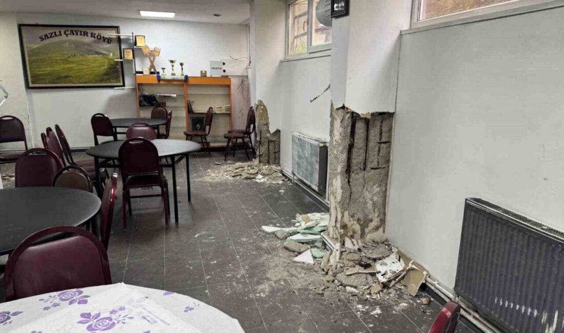 Silivri merkezli 6,2 büyüklüğündeki depremde Küçükçekmece’de bulunan 6 katlı binanın