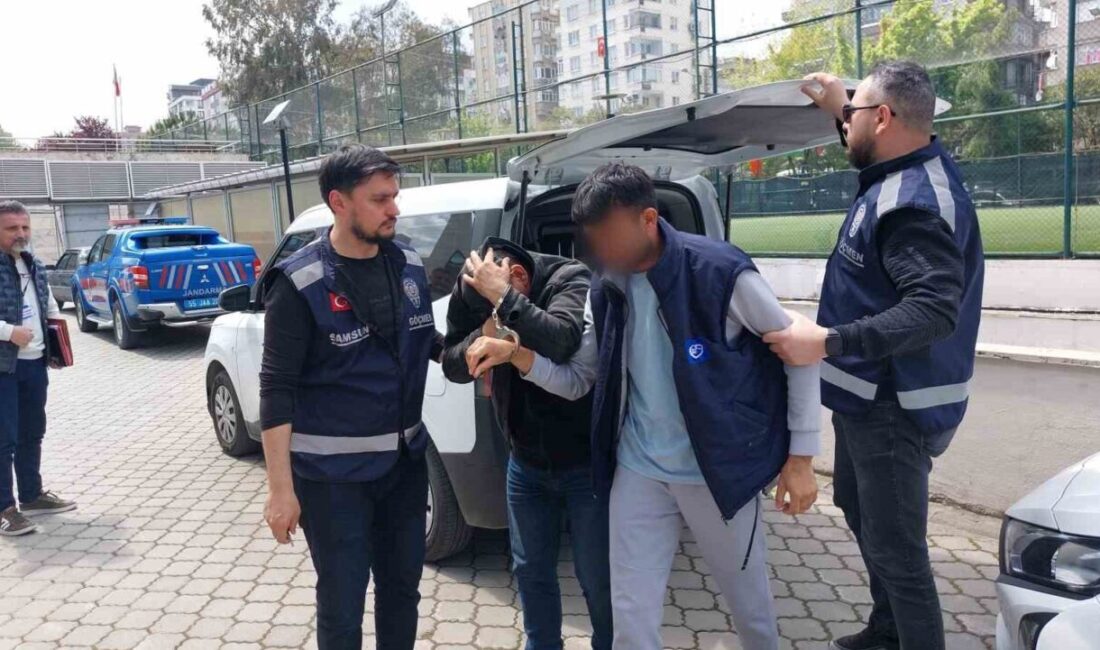 Samsun’da aracıyla 3 kaçak Afgan göçmeni Ankara’dan Rize’ye götüren taksici