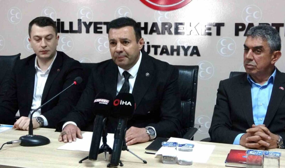 Milliyetçi Hareket Partisi (MHP) Kütahya İl Başkanı Selçuk Alıç, CHP’li