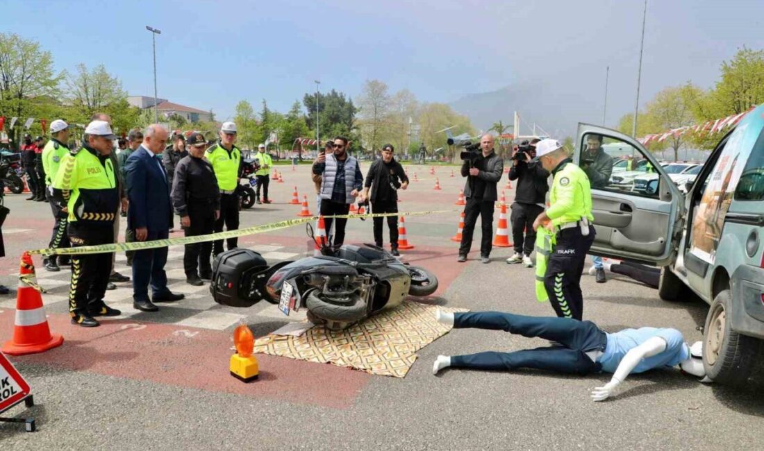 Ordu’da, Karayolları Trafik Haftası kapsamında etkinlik düzenlendi. Altınordu ilçesindeki Tayfun